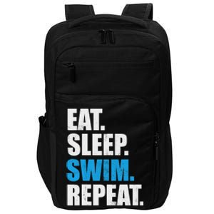 Eat Sleep Swim Repeat Impact Tech Backpack