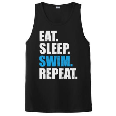 Eat Sleep Swim Repeat PosiCharge Competitor Tank