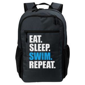 Eat Sleep Swim Repeat Daily Commute Backpack