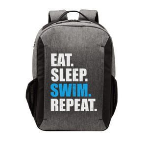 Eat Sleep Swim Repeat Vector Backpack