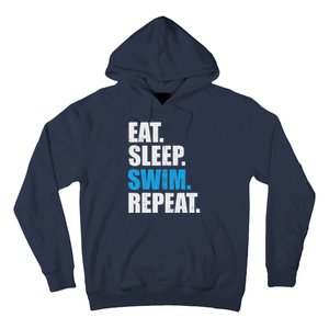 Eat Sleep Swim Repeat Hoodie