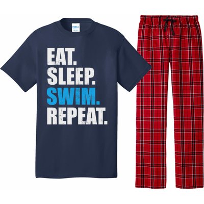 Eat Sleep Swim Repeat Pajama Set