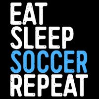 Eat Sleep Soccer Repeat Cropped Pullover Crew