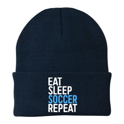Eat Sleep Soccer Repeat Beanie