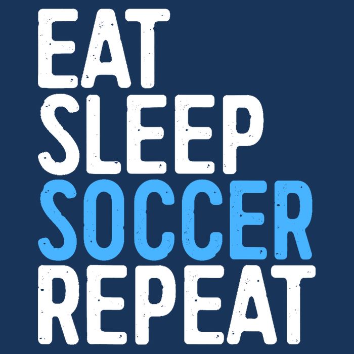 Eat Sleep Soccer Repeat Drawstring Bag