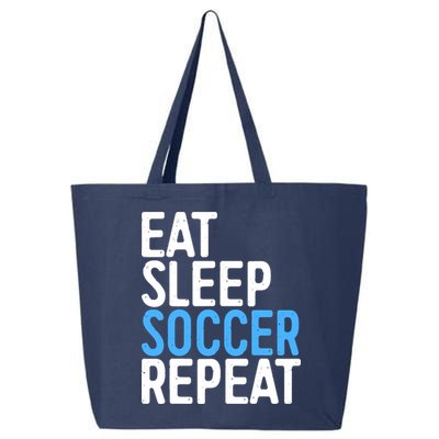 Eat Sleep Soccer Repeat 25L Jumbo Tote