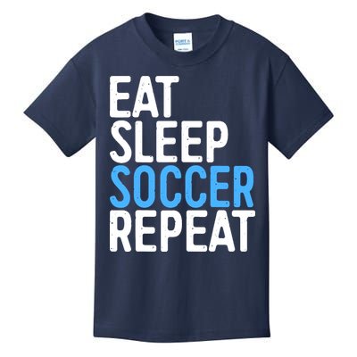 Eat Sleep Soccer Repeat Kids T-Shirt