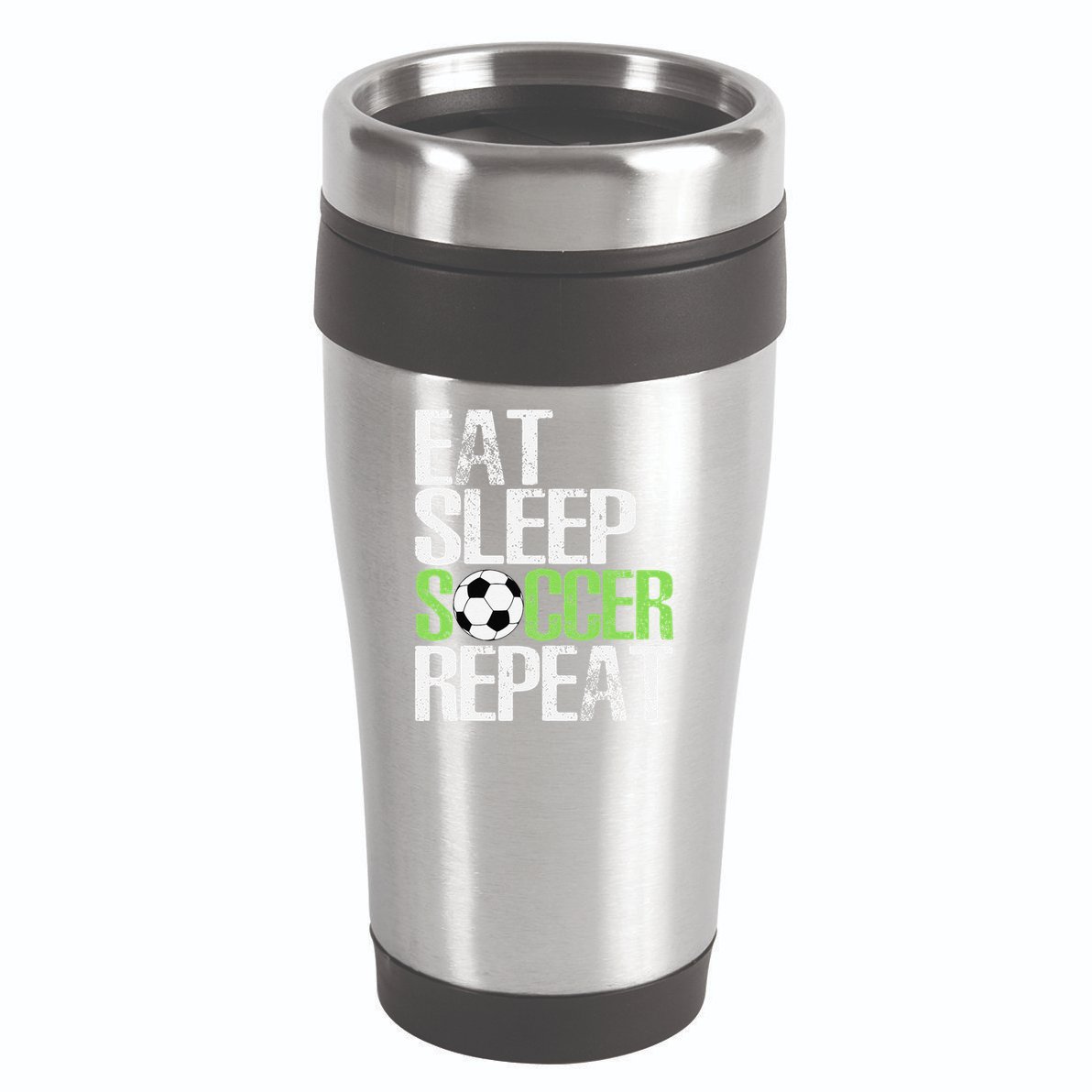 Eat Sleep Soccer Repeat Cool Sport Player Gift 16oz Travel Tumbler