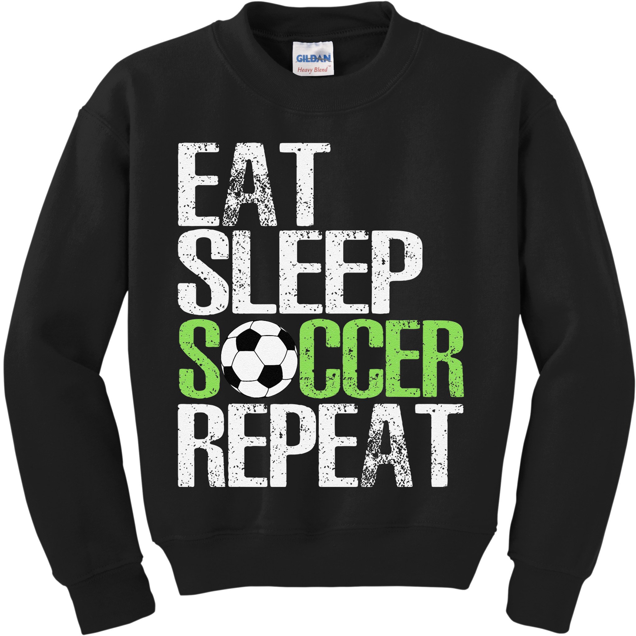 Eat Sleep Soccer Repeat Cool Sport Player Gift Kids Sweatshirt