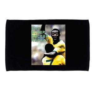 Eat Sleep Soccer Repeat Microfiber Hand Towel