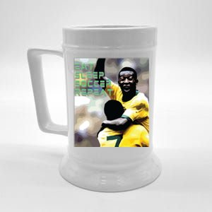 Eat Sleep Soccer Repeat Beer Stein