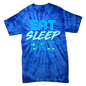 Eat Sleep Ski Funny Quote Skiing Cool Gift Great Gift Tie-Dye T-Shirt