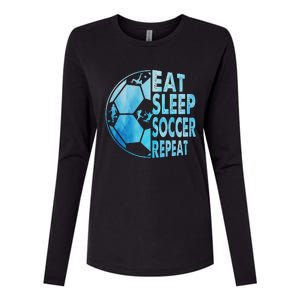 Eat Sleep Soccer Repeat Gift Womens Cotton Relaxed Long Sleeve T-Shirt