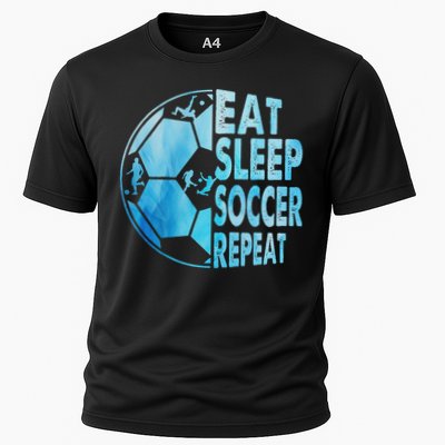 Eat Sleep Soccer Repeat Gift Performance Shirt