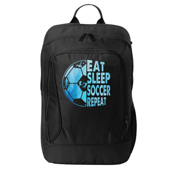 Eat Sleep Soccer Repeat Gift City Backpack