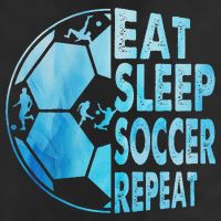 Eat Sleep Soccer Repeat Gift 11oz C Handle Ceramic Mug