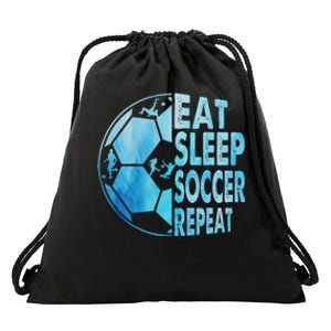 Eat Sleep Soccer Repeat Gift Drawstring Bag