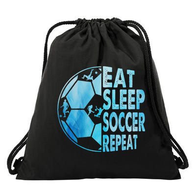 Eat Sleep Soccer Repeat Gift Drawstring Bag