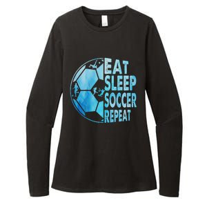 Eat Sleep Soccer Repeat Gift Womens CVC Long Sleeve Shirt