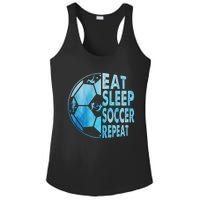 Eat Sleep Soccer Repeat Gift Ladies PosiCharge Competitor Racerback Tank