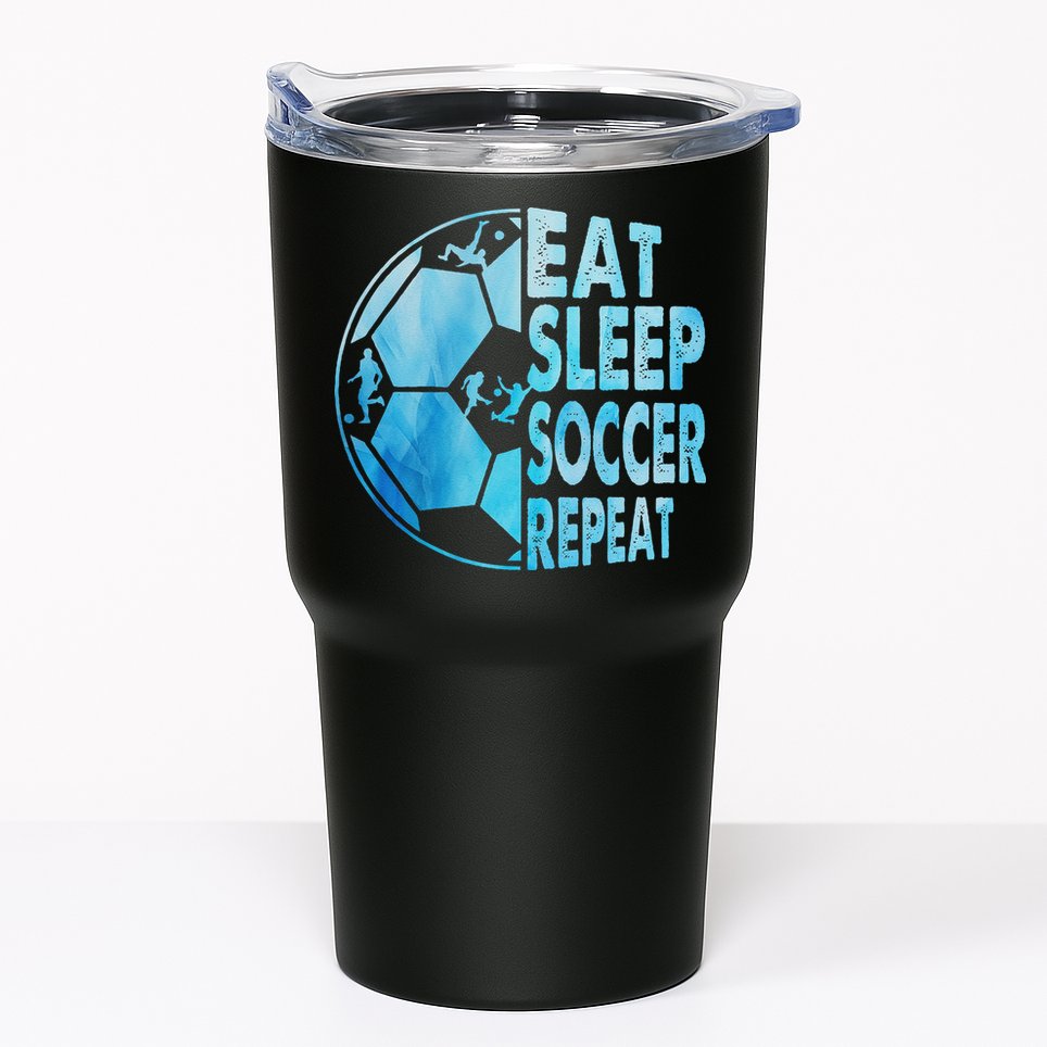 Eat Sleep Soccer Repeat Gift Tumbler