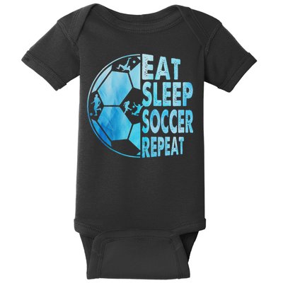 Eat Sleep Soccer Repeat Gift Baby Bodysuit