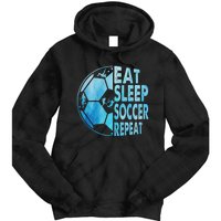 Eat Sleep Soccer Repeat Gift Tie Dye Hoodie