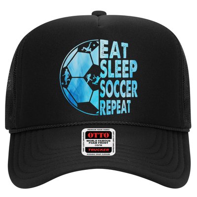 Eat Sleep Soccer Repeat Gift Trucker Hat