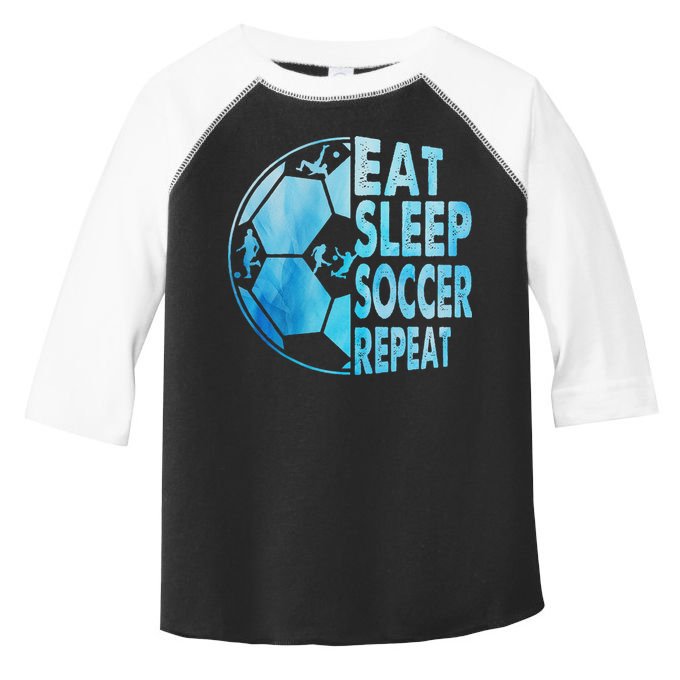 Eat Sleep Soccer Repeat Gift Toddler Fine Jersey T-Shirt