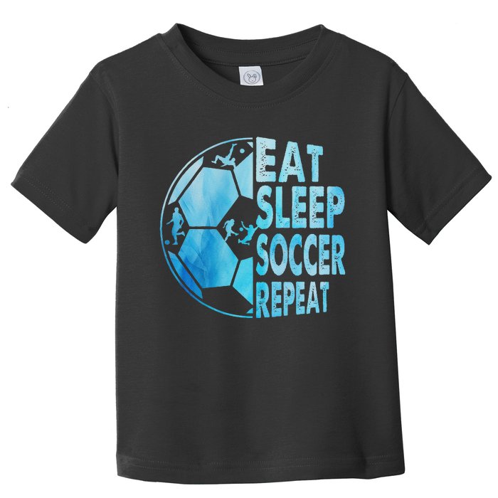 Eat Sleep Soccer Repeat Gift Toddler T-Shirt