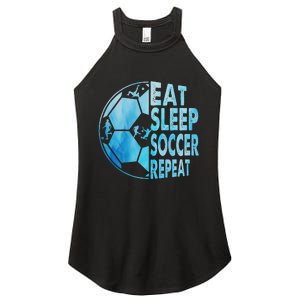 Eat Sleep Soccer Repeat Gift Women's Perfect Tri Rocker Tank