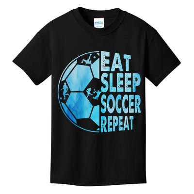 Eat Sleep Soccer Repeat Gift Kids T-Shirt