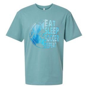 Eat Sleep Soccer Repeat Gift Sueded Cloud Jersey T-Shirt