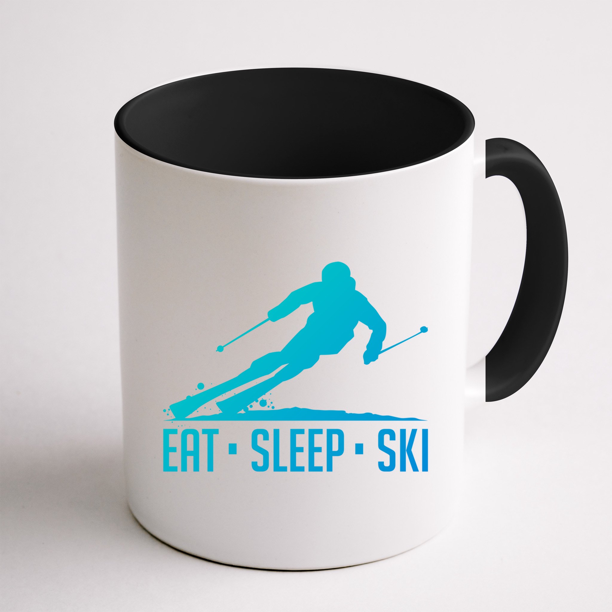 Eat Sleep Ski Skiing Skier Snow Winter Vacation Gift Mug