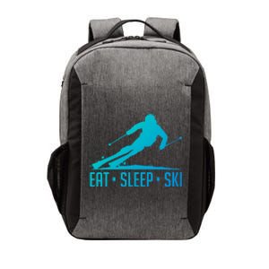 Eat Sleep Ski Skiing Skier Snow Winter Vacation Gift Vector Backpack