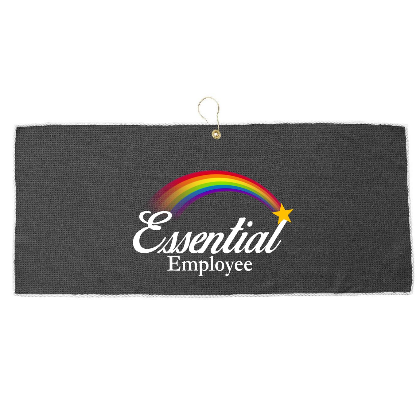 Essential Employee Shooting Star Large Microfiber Waffle Golf Towel