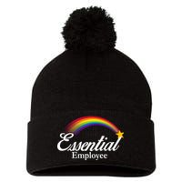 Essential Employee Shooting Star Pom Pom 12in Knit Beanie