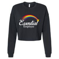 Essential Employee Shooting Star Cropped Pullover Crew
