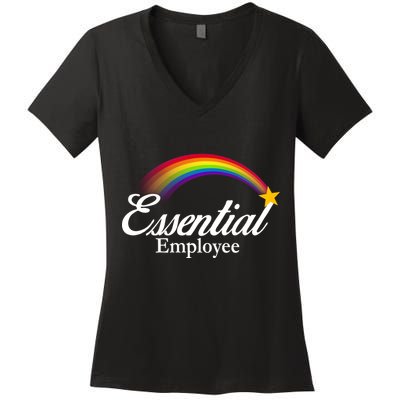 Essential Employee Shooting Star Women's V-Neck T-Shirt
