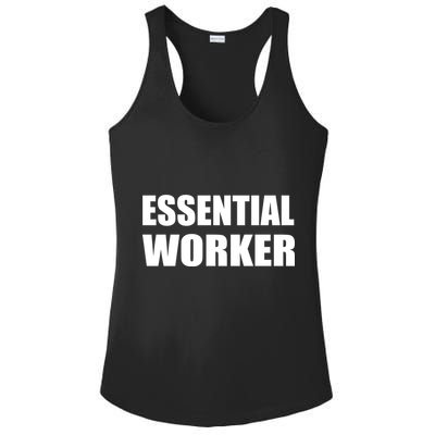 Essential Worker Ladies PosiCharge Competitor Racerback Tank