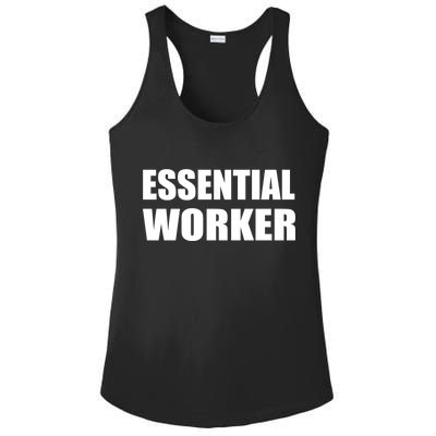 Essential Worker Ladies PosiCharge Competitor Racerback Tank