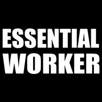 Essential Worker Cropped Pullover Crew