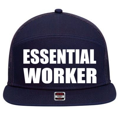 Essential Worker 7 Panel Mesh Trucker Snapback Hat