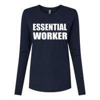 Essential Worker Womens Cotton Relaxed Long Sleeve T-Shirt