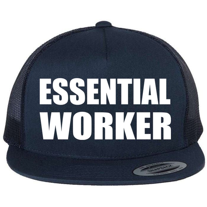 Essential Worker Flat Bill Trucker Hat