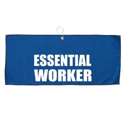 Essential Worker Large Microfiber Waffle Golf Towel