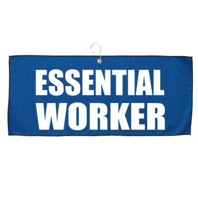 Essential Worker Large Microfiber Waffle Golf Towel