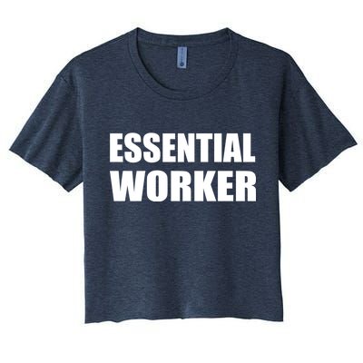 Essential Worker Women's Crop Top Tee