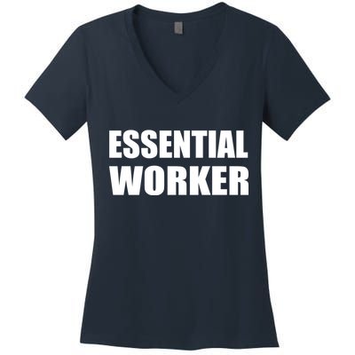 Essential Worker Women's V-Neck T-Shirt