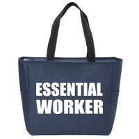 Essential Worker Zip Tote Bag